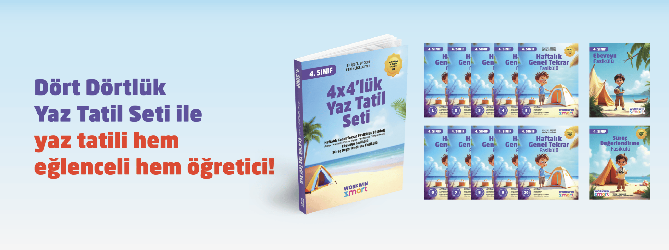 Workwin İlkokul Yaz Tatil Setleri Yayında!